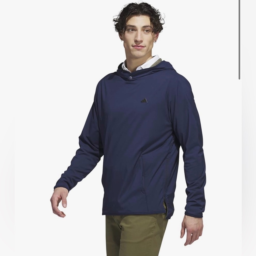 ADIDAS Mens Mens Go-to Lightweight Wind HoodiePullover Sweater